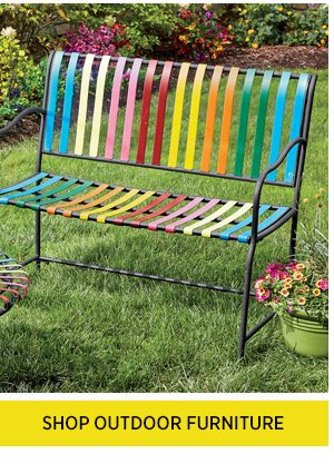 Rainbow Patio Bench and Fire Pit Shop Outdoor Furniture