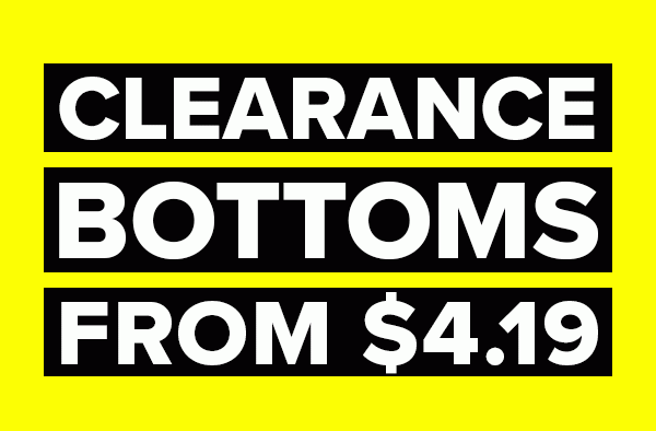 Shop Clearance Bottoms