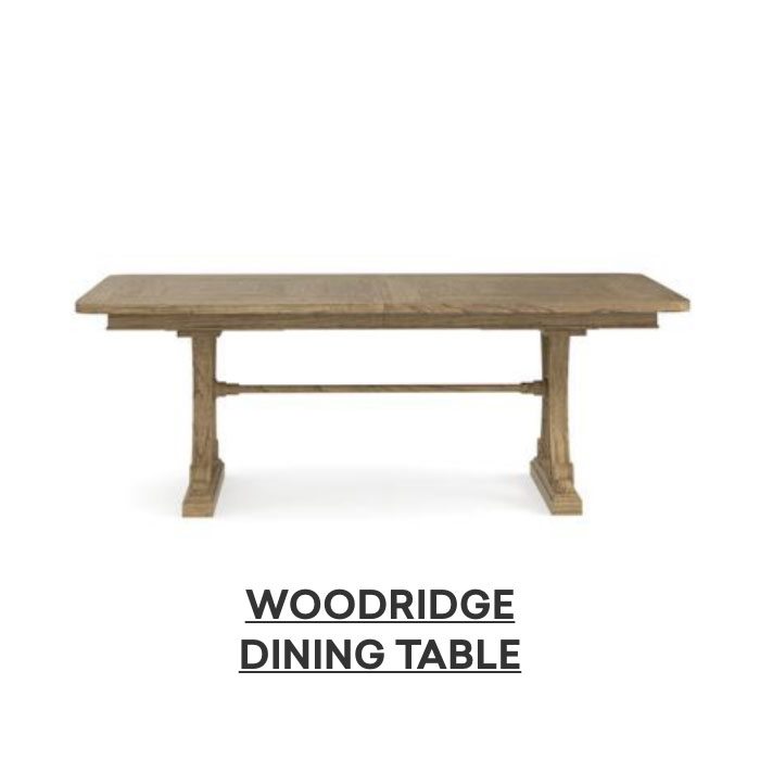 Woodridge dining table. Shop now.