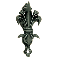 Pewter Fleur De Lis Sword Hanger