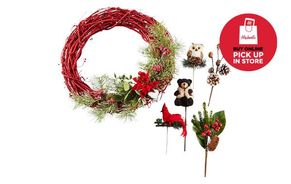 All Christmas Picks & Wreath Supplies