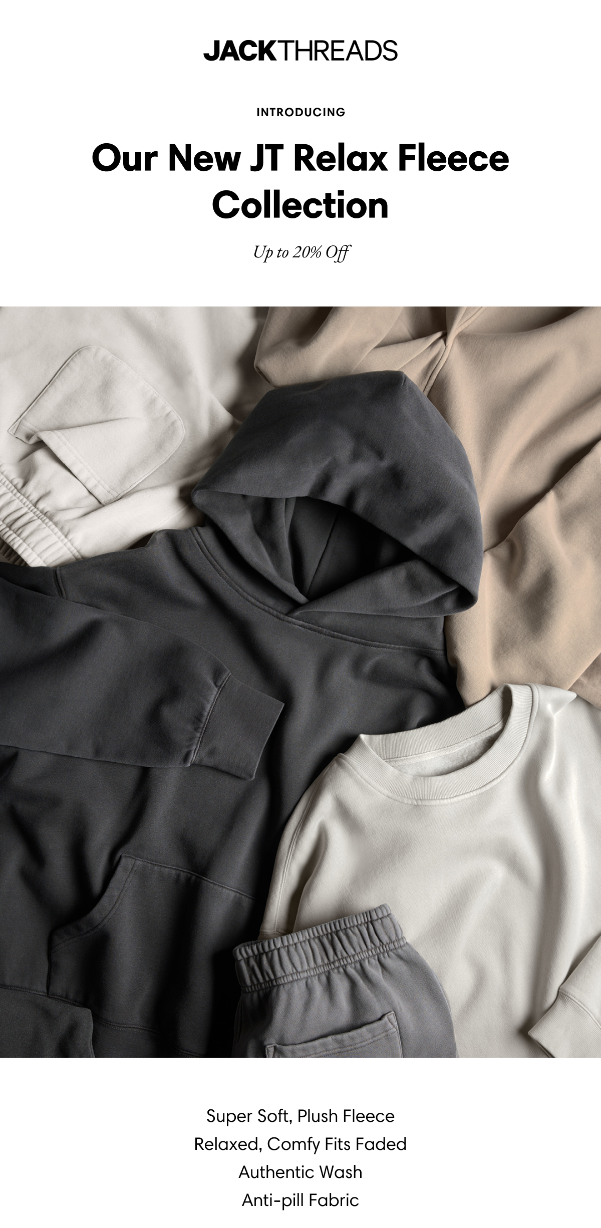 Introducing Our New JT Relax Fleece Collection