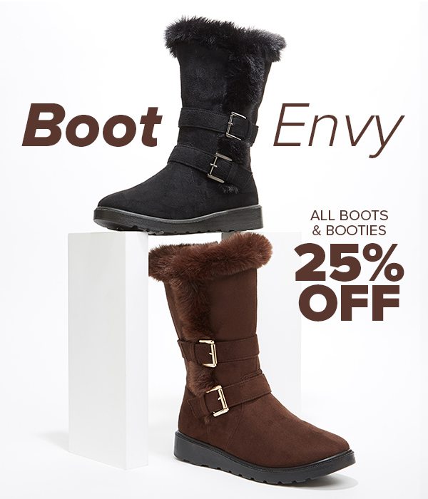 25% Off All Boots & Booties