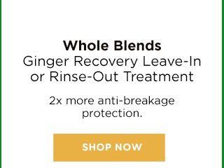 Whole Blends Ginger Recovery Leave-In or Rinse-Out Treatment - 2x more anti-breakage protection. - SHOP NOW