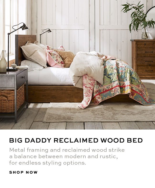 BIG DADDY RECLAIMED WOOD BED