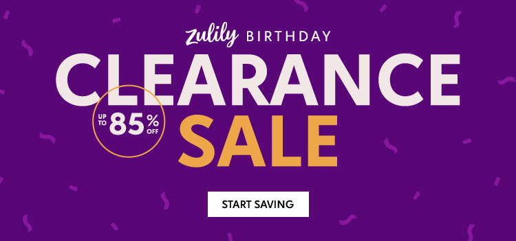 Zulily Birthday Clearance Sale – Up to 85% off – Start Saving