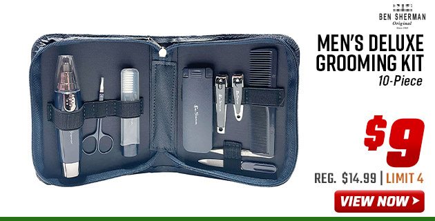 Ben Sherman Men's Deluxe Grooming Kit 