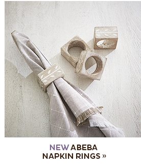 New Abeba Napkin Rings