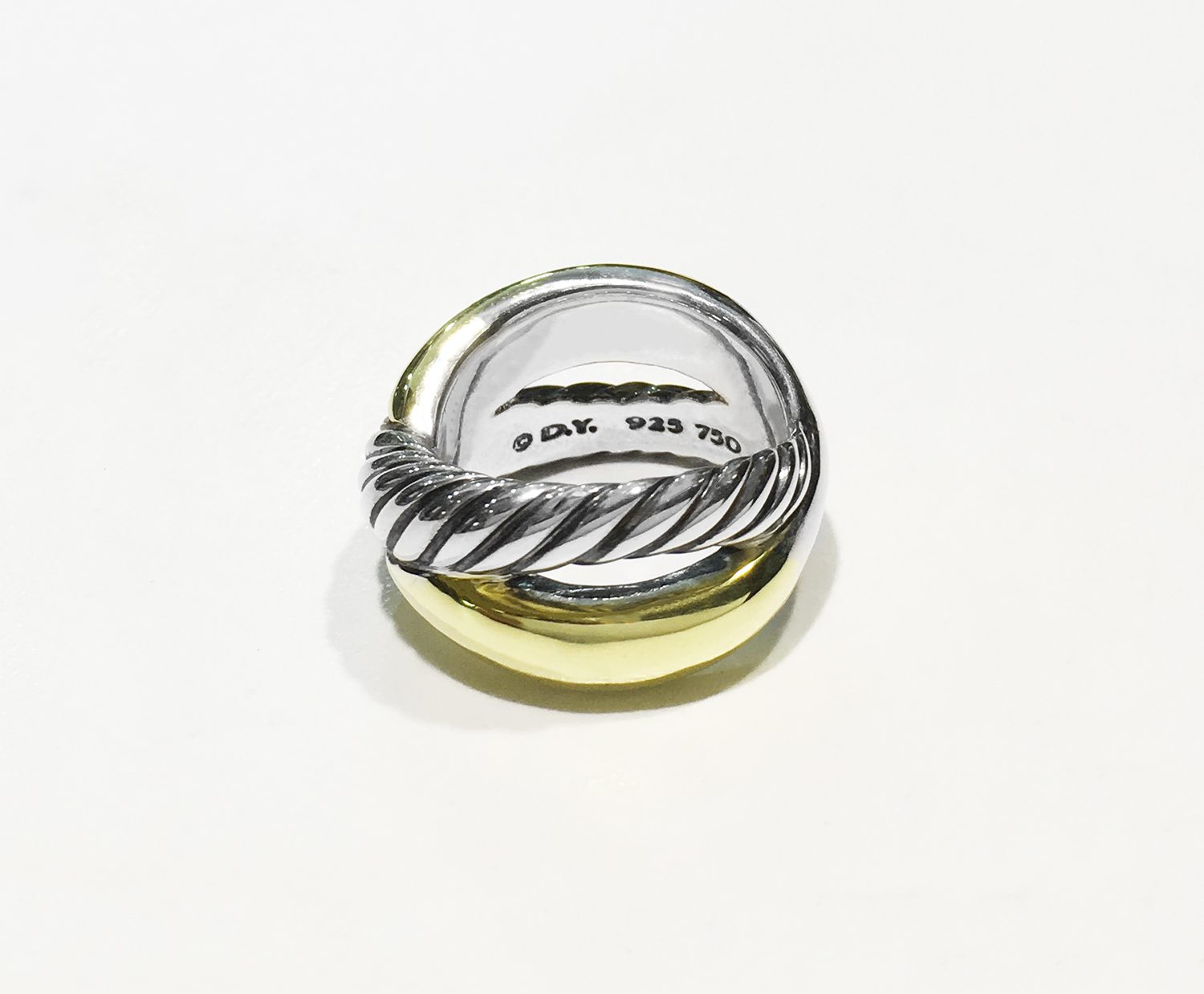 Image of David Yurman Sterling Silver Ring Size 5.5
