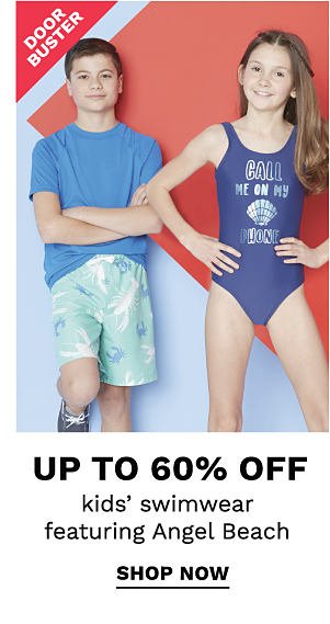 Up to 60% off kids swimwear