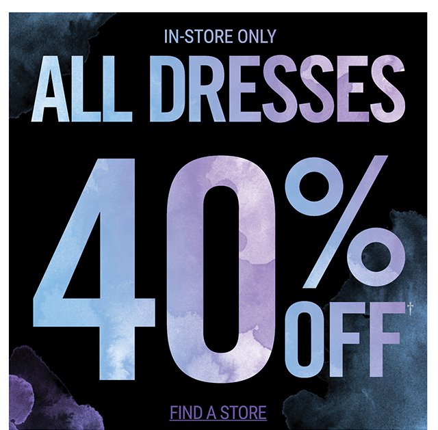 40% off Dress Find a Store