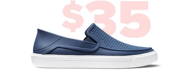 $35 - Navy CitiLane Roka Slip-On