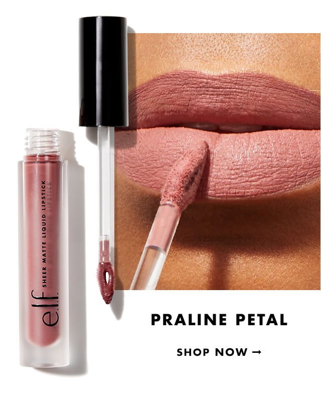 Sheer Matte Liquid Lipstick in Praline Petal. Shop Now