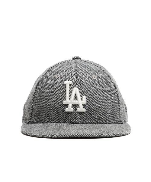 EXCLUSIVE NEW ERA LA DODGERS HAT IN ABRAHAM MOON HERRINGBONE LAMBSWOOL
