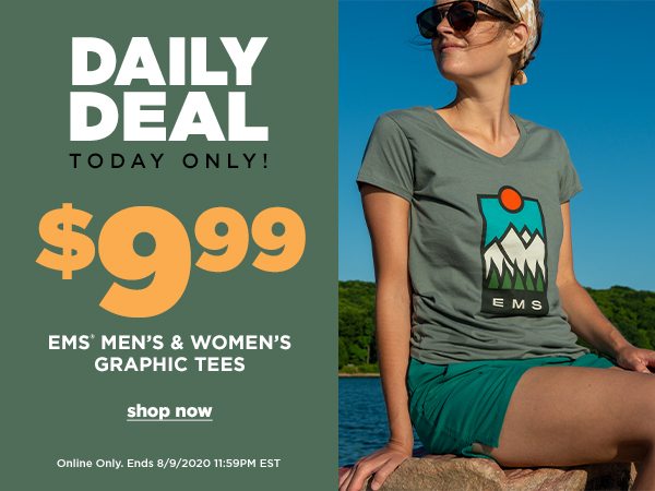 Daily Deal: $9.99 EMS Men's & Women's Graphic Tees - Online Only - Click to Shop