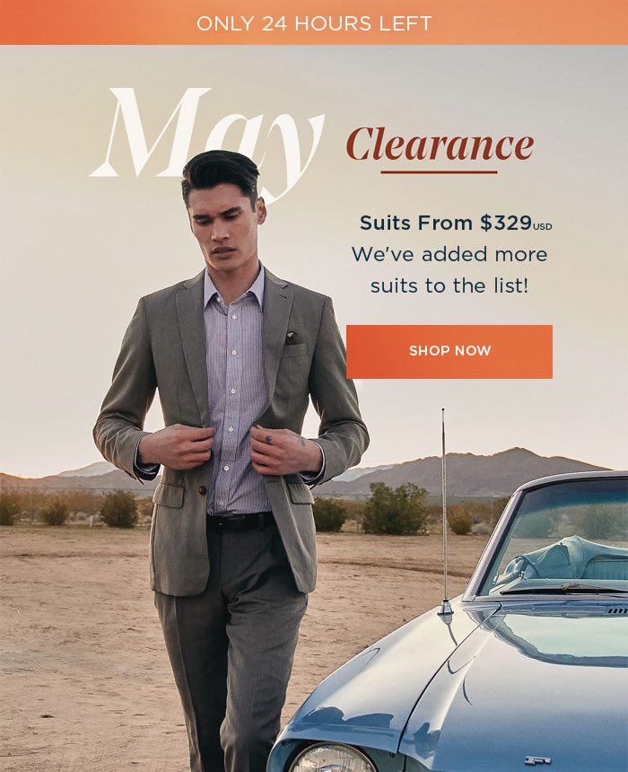 MAY CLEARANCE [SHOP NOW]