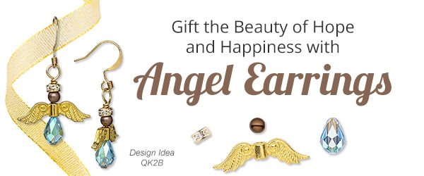 Gift the Beauty of Hope and Happiness with Angel Earrings