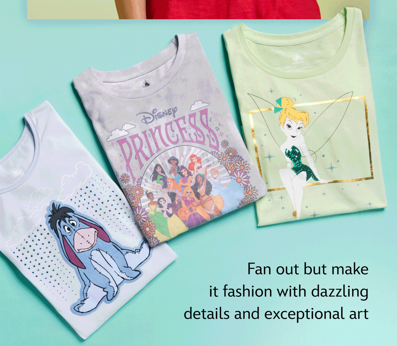 Fan out but make it fashion with dazzling details and exceptional art | Shop Adult Tees