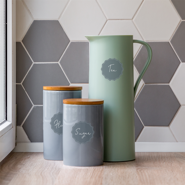 Write-On Labels on Pantry Containers