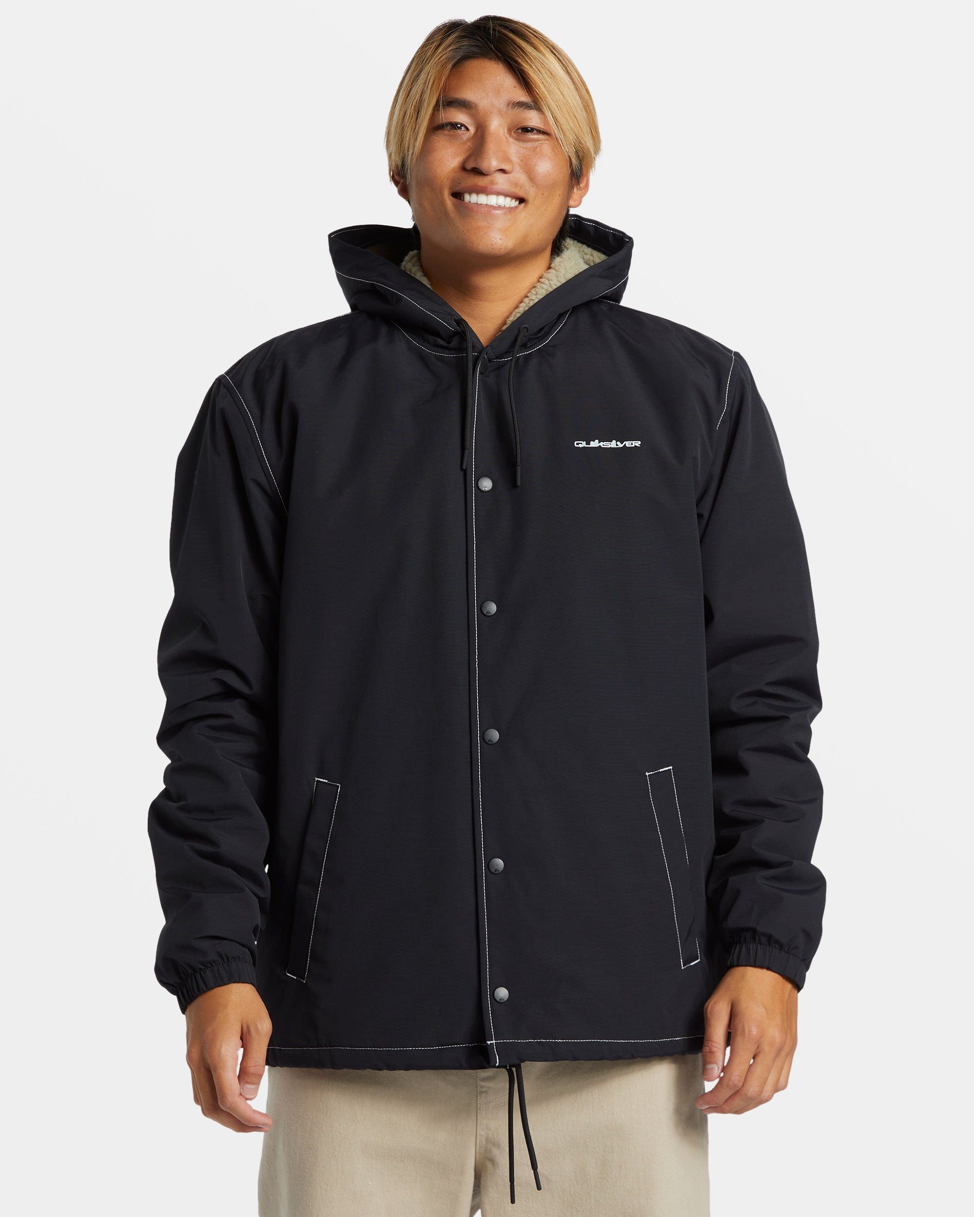 Image of Rain Cloud Coach Jacket - Black