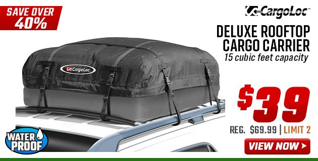 Cargoloc Deluxe Rooftop Cargo Carrier 