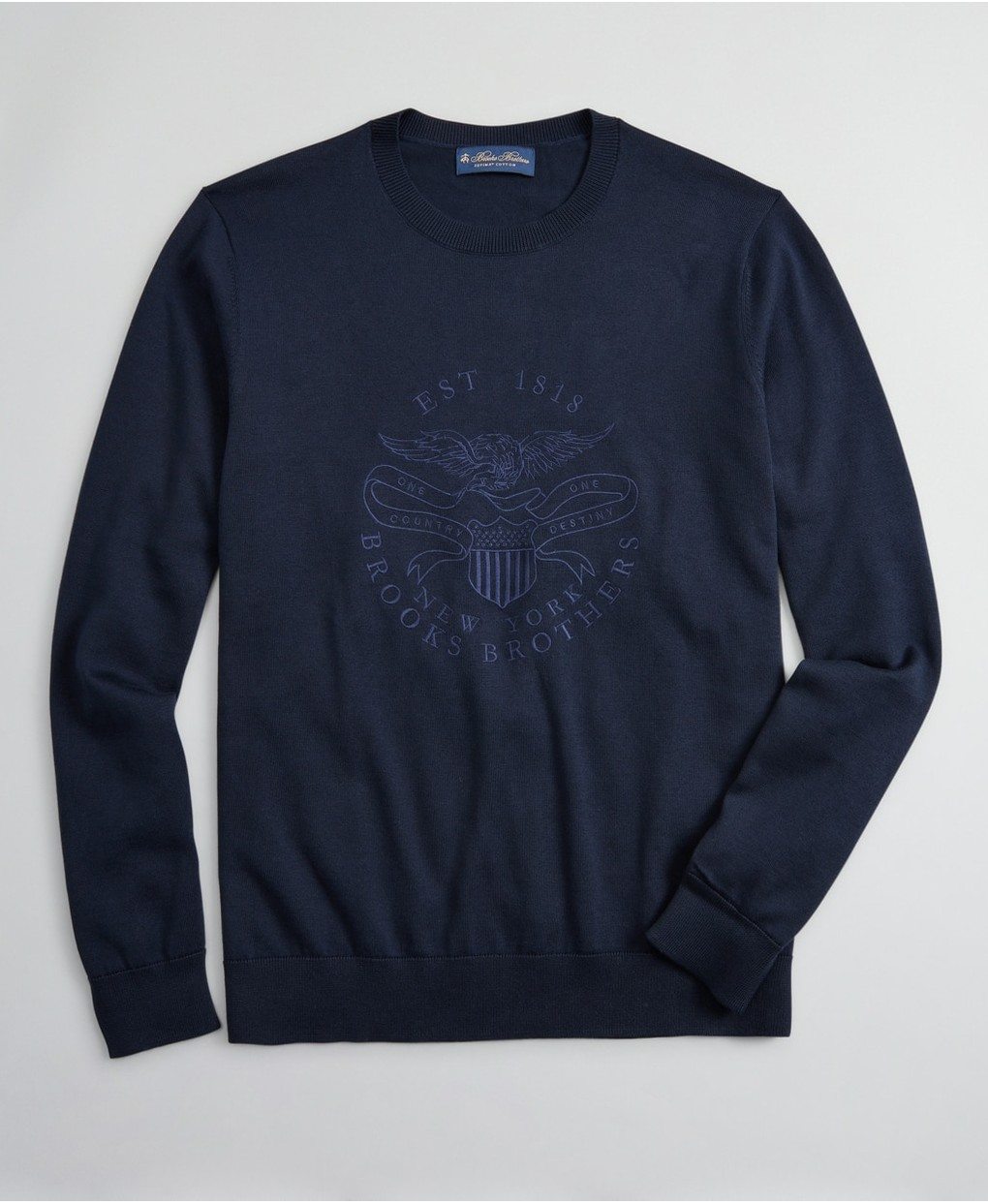 Lincoln Seal Supima® Crewneck Sweater