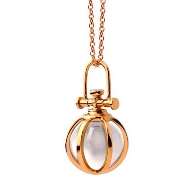 Rebecca Li Crystal Orb Amulet Necklace, 2018