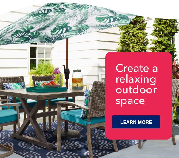 Create a relaxing outdoor space.