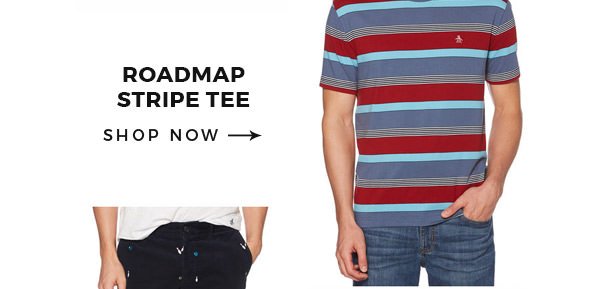 ROADMAP STRIPE TEE