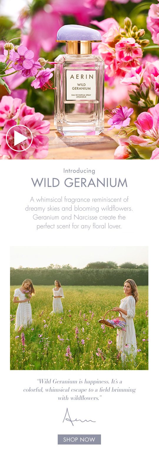 Introducing WILD GERANIUM. SHOP NOW