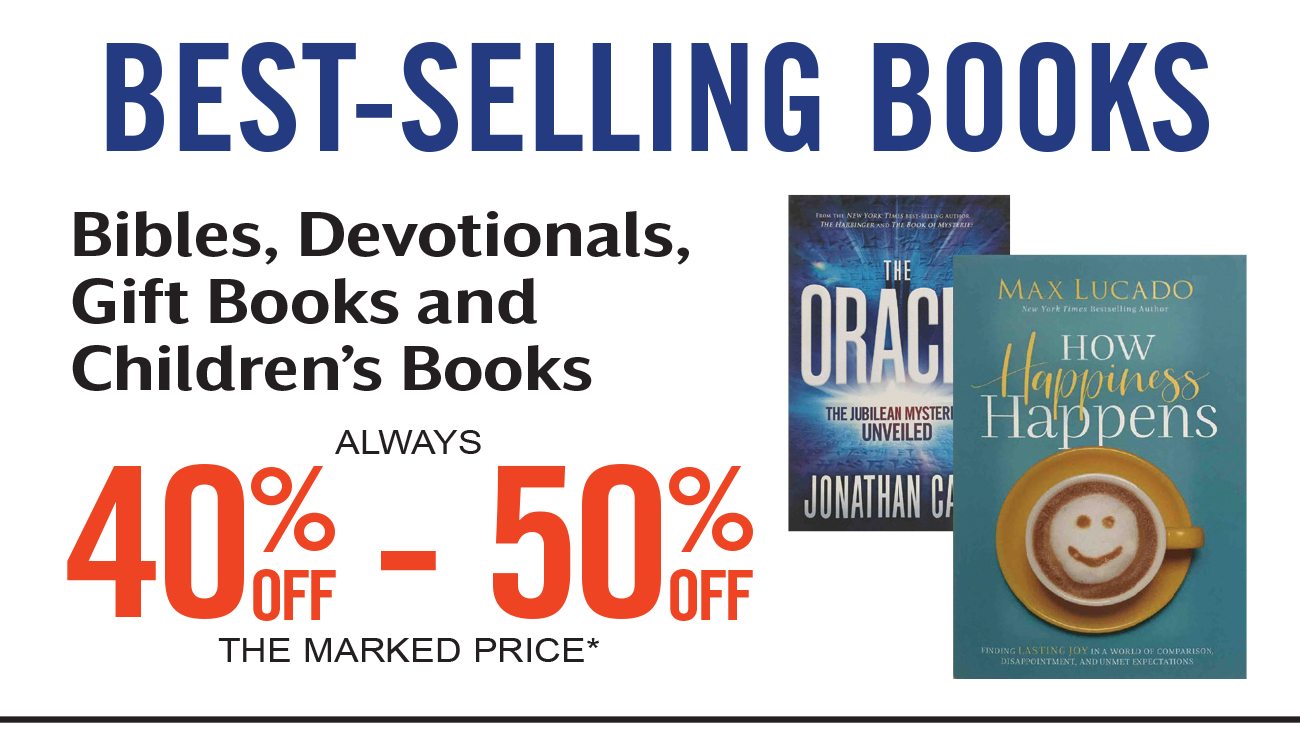 Best Selling Books 40% to 50% Off