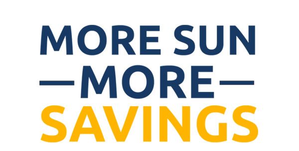 More Sun, More Savings