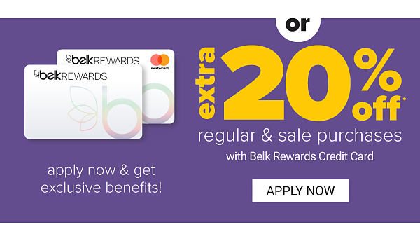 Belk Days - Extra 20% off Regular & Sale Purchases - Get Coupon