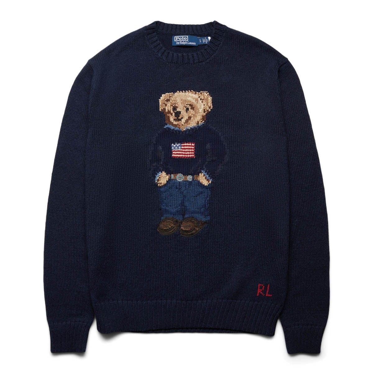 POLO BEAR FLAG SWEATER