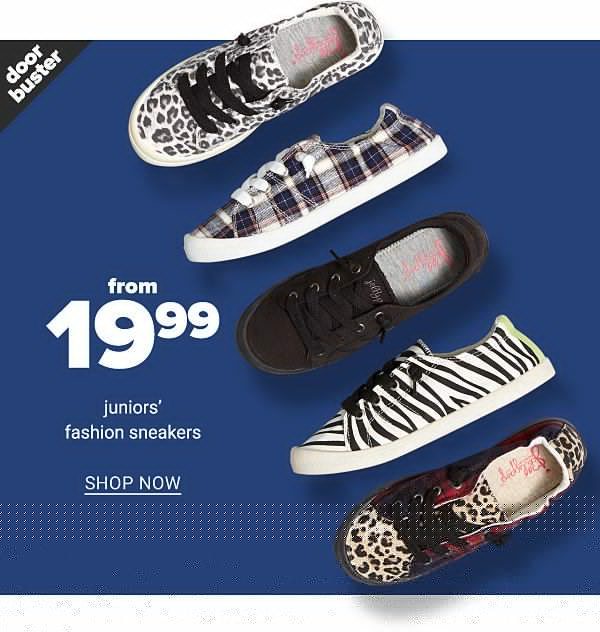 Fashion Sneakers from 19.99 - Shop Now