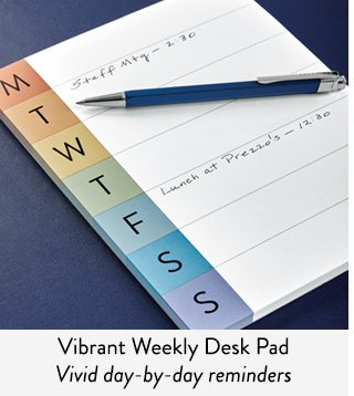 Shop Vibrant Weekly Desk Pad