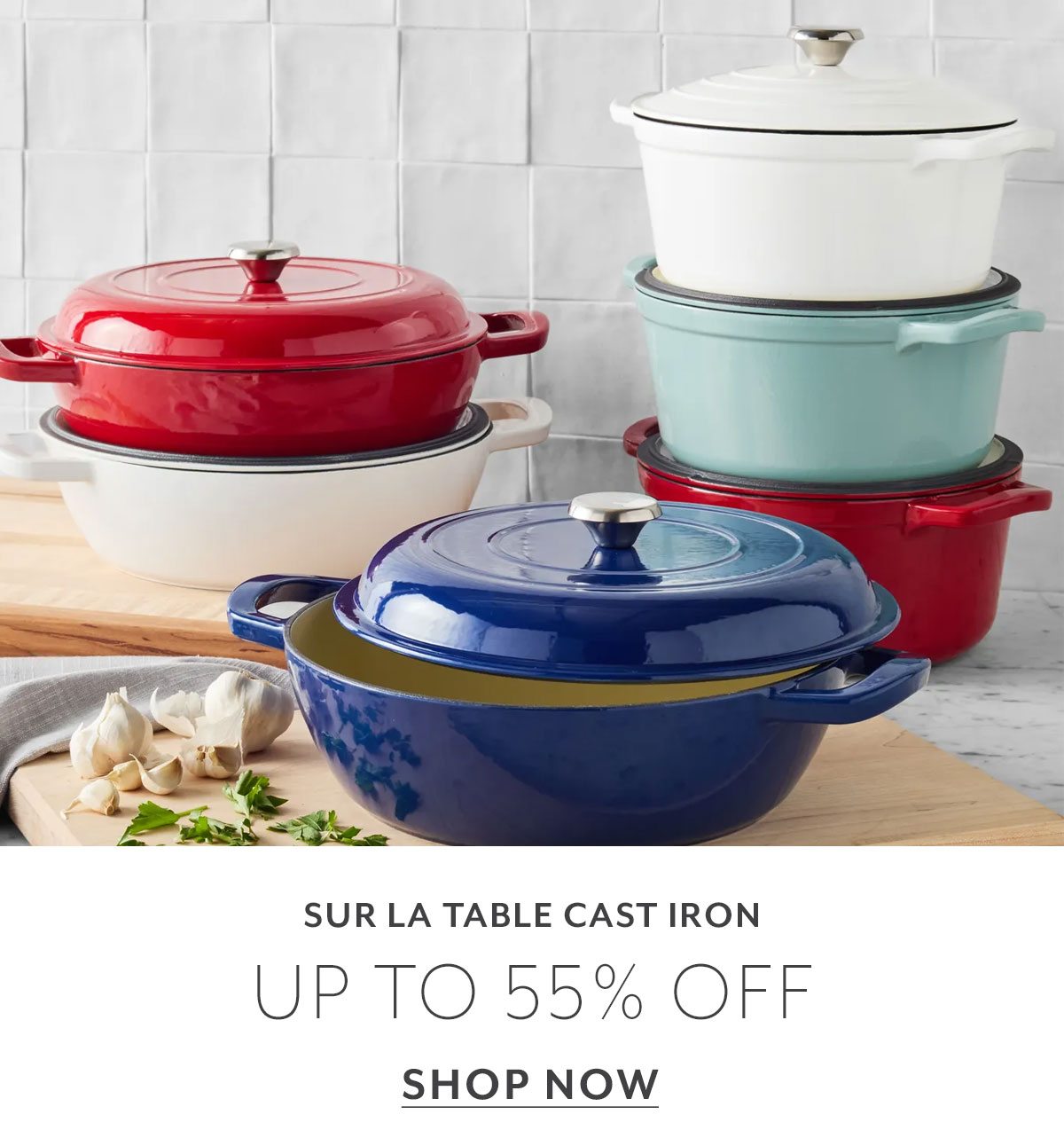 Sur La Table Cast Iron up To 55% off