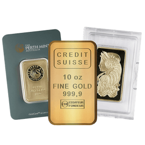 10 oz Gold Bar - Our Choice