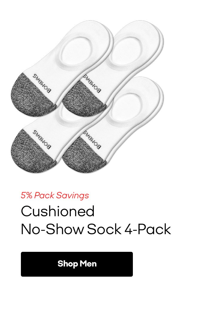 Cushioned No Show Sock 4 [Shop Men]