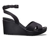 Women's Leigh II Cross-Strap Ankle Wedge