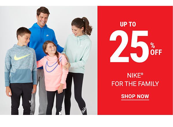 Door Buster. From 29.99 Nike for the family. Shop now.