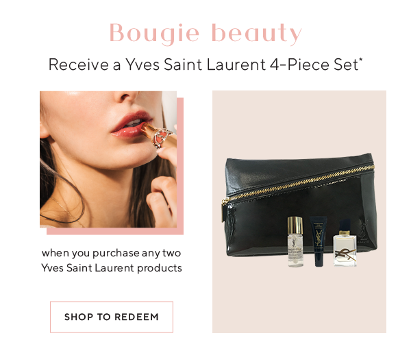 Receive a Yves Saint Laurent 4-Piece Set