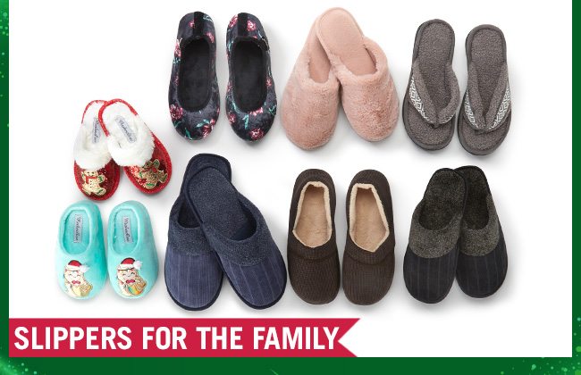 Shop Slippers for the Family
