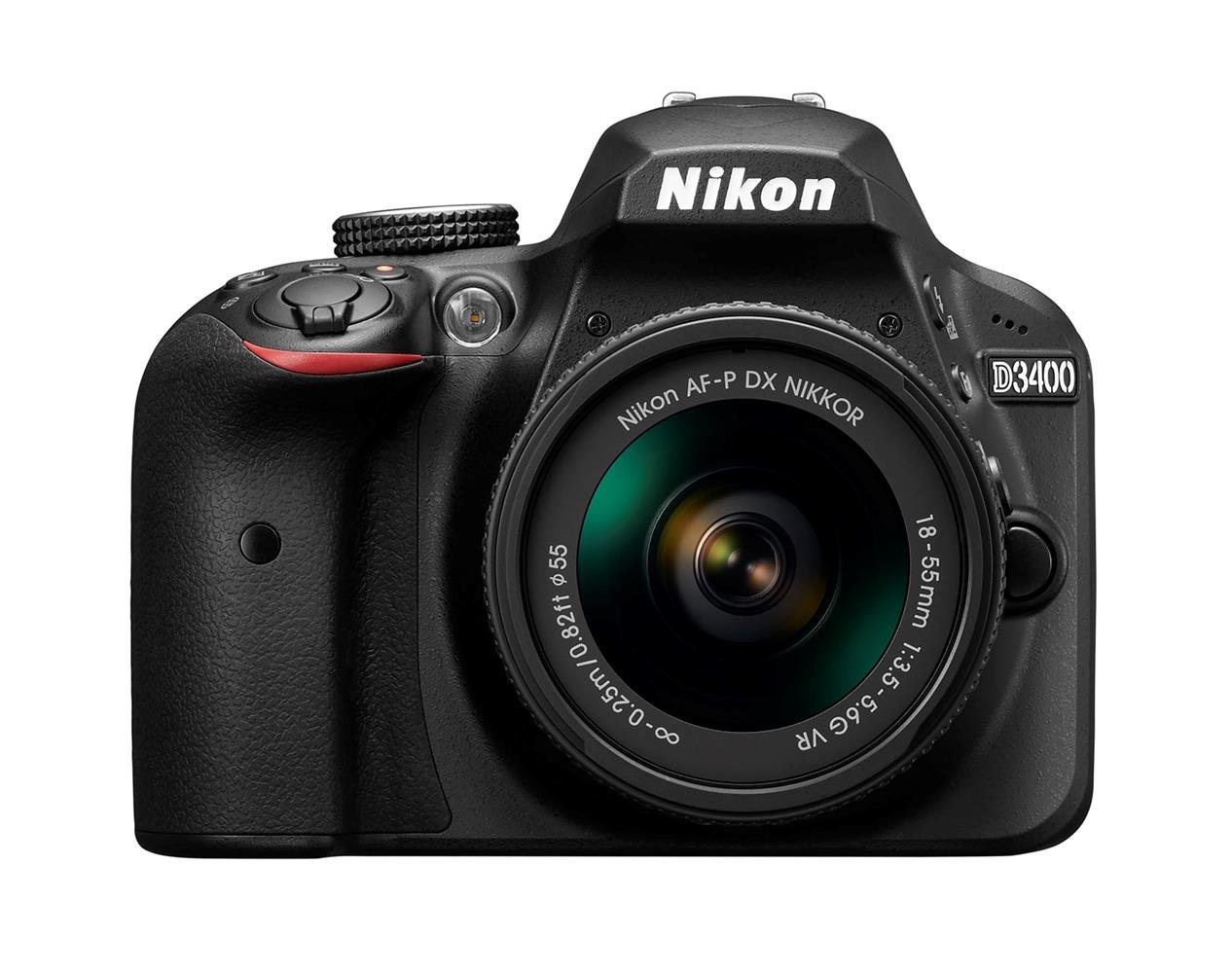 NIKON D3400 BLACK W/ AF-P DX 18-55MM VR