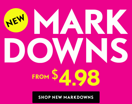 Shop New Markdowns