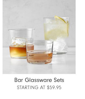 Bar Glassware Sets Starting at $59.95
