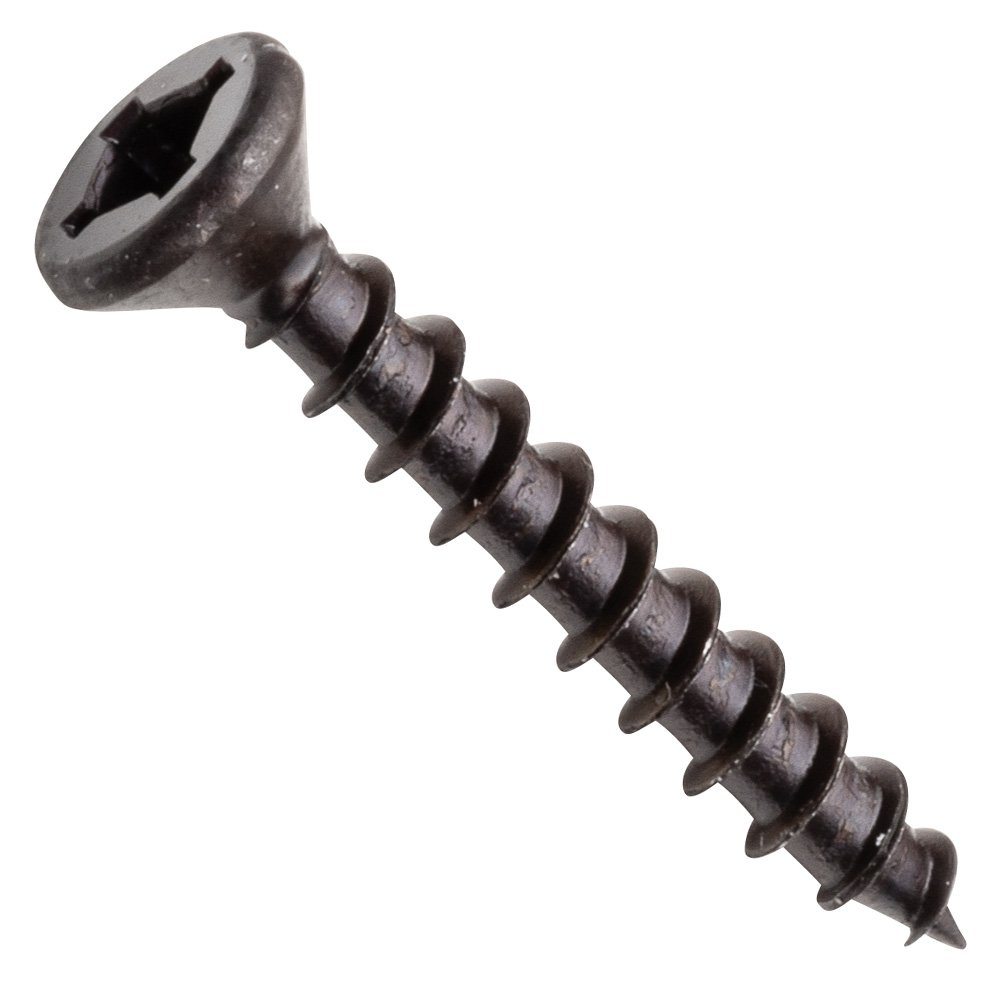 Centerline #6 x 3/4'' Flat Head Square X Wood Screws, Lube Finished, 100-Pack