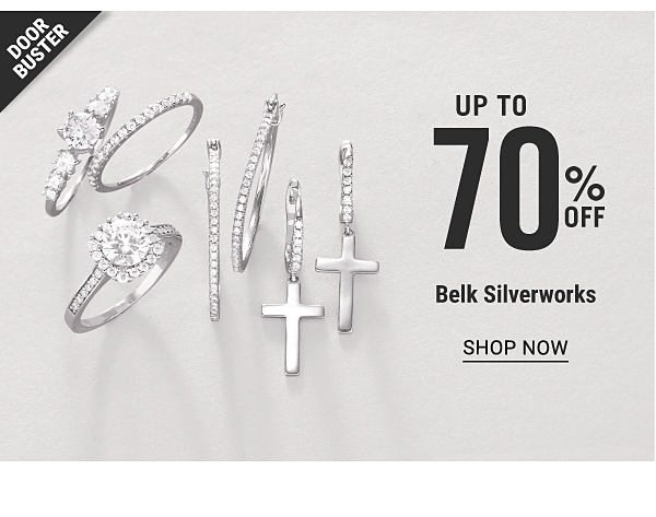 Doorbuster - Up to 70% off Belk Silverworks. Shop Now.