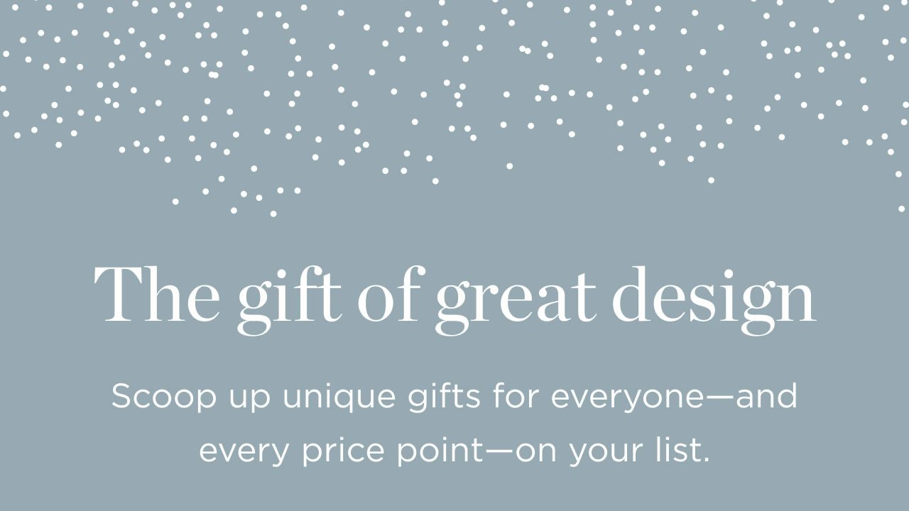 The Gift of Great Design