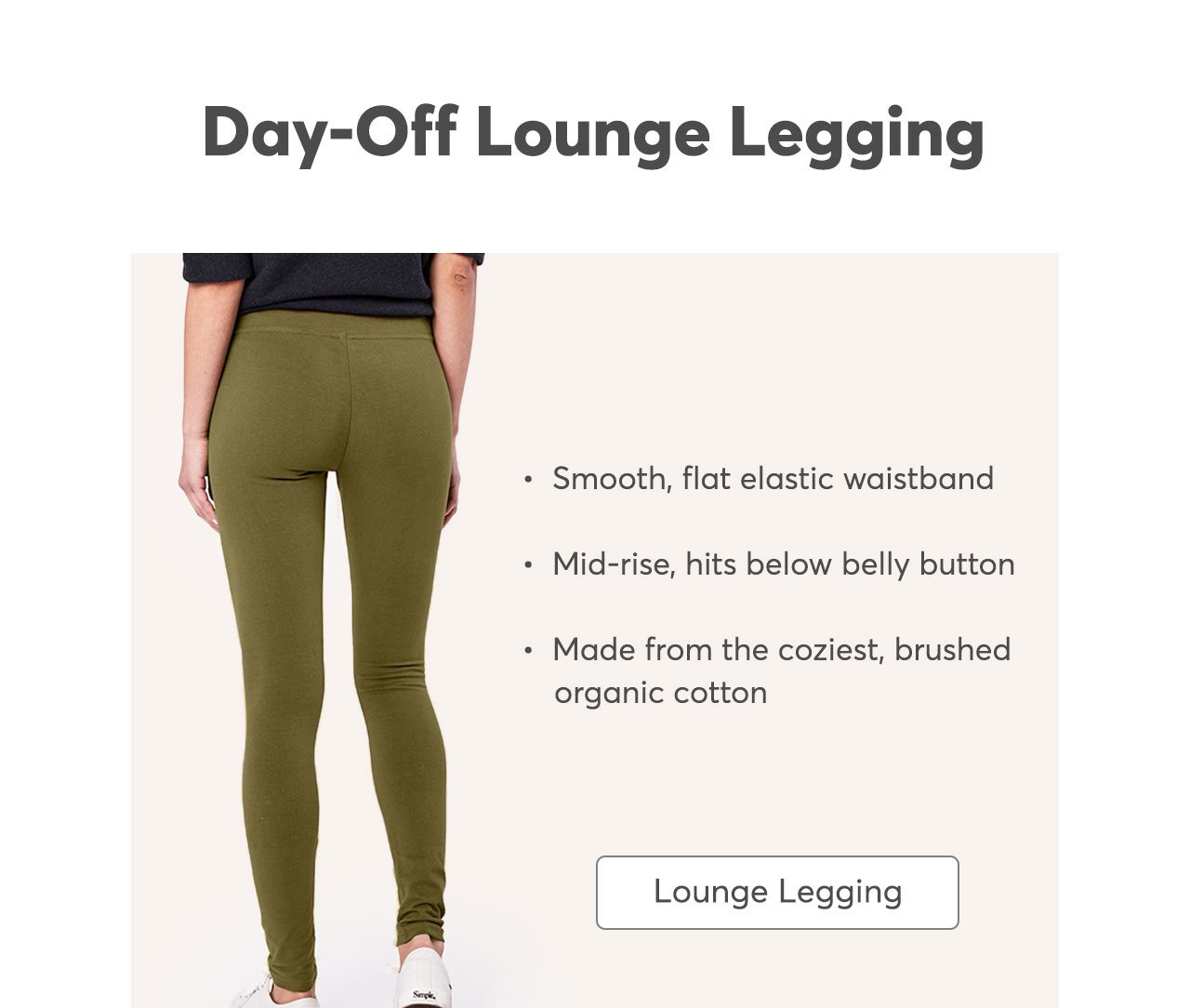 Shop our Day-Off Lounge Legging